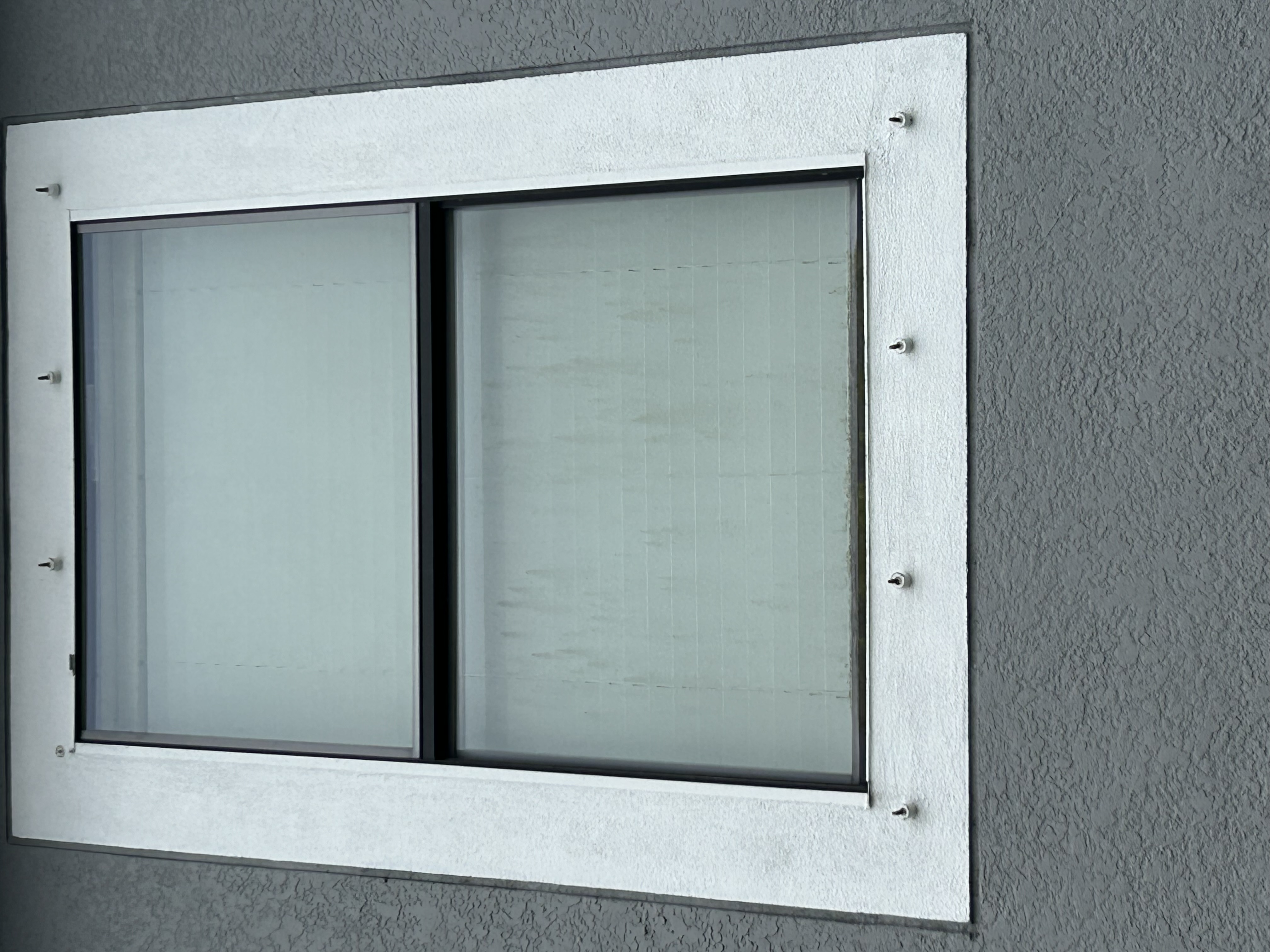 Before and after window cleaning